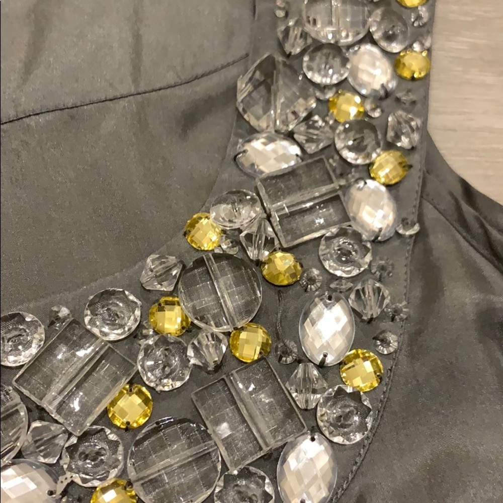 NWT Kensie Silk Embellished Top - Picture 5 of 9